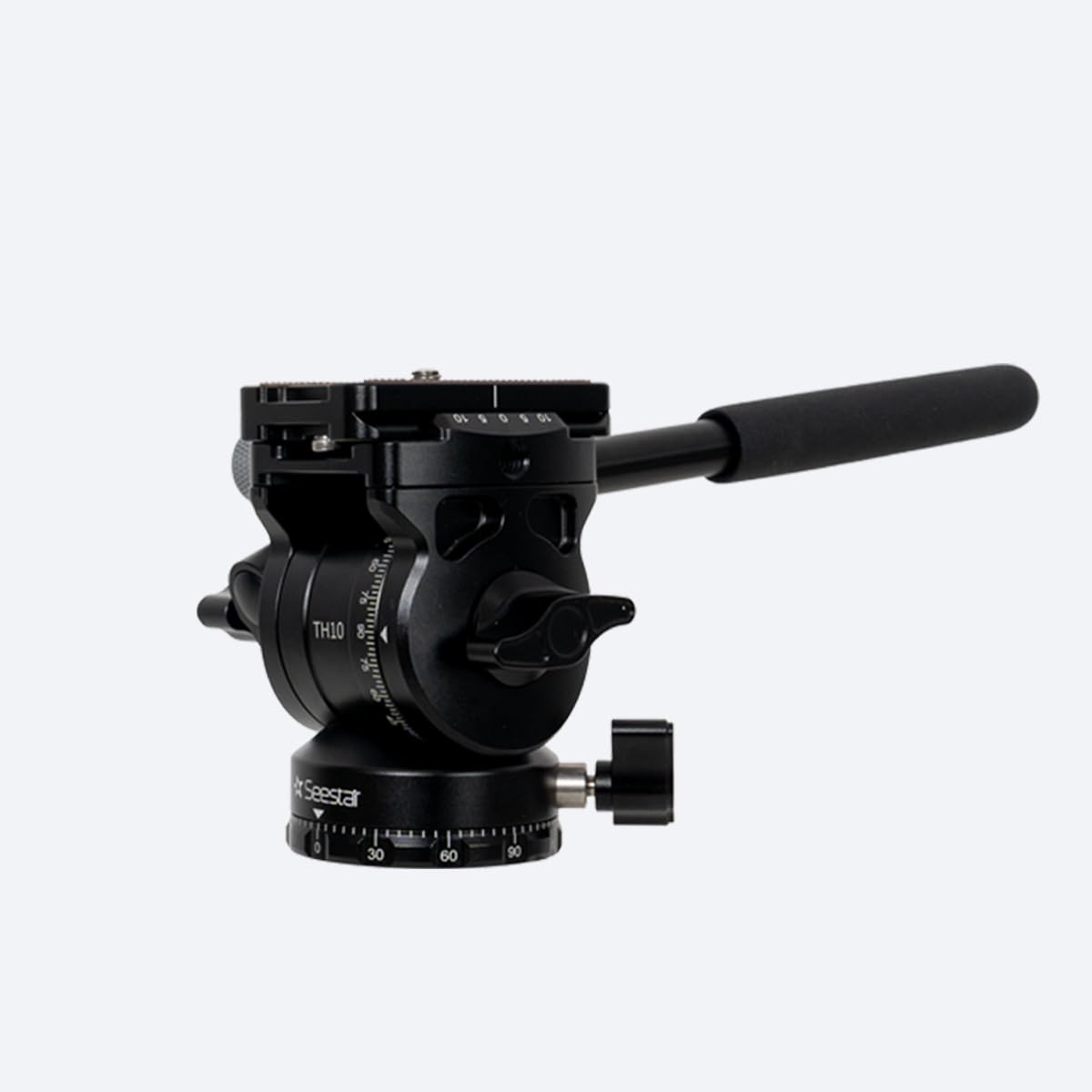 ZWO Seestar Stativkopf TH10 & Stativ TC20 für Seestar Smart-Teleskop, Fluidkopf für Äquatorialmodus, 360° Schwenk- und ±90° Neigefunktion, kompatibel mit DSLR-, System- und Videokameras TH10+TC20