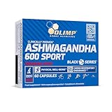OLIMP SPORT NUTRITION- Ashwagandha 600 Sport Caps. Bio Ashwaganda-Wurzel-Extrakt hochdosiert. (60 Kapseln)