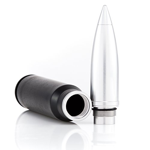 Lucky Shot Collector's Flask, Aluminium, Zwart, 29,21 x 4,47 x 4,44 cm - Afbeelding 3