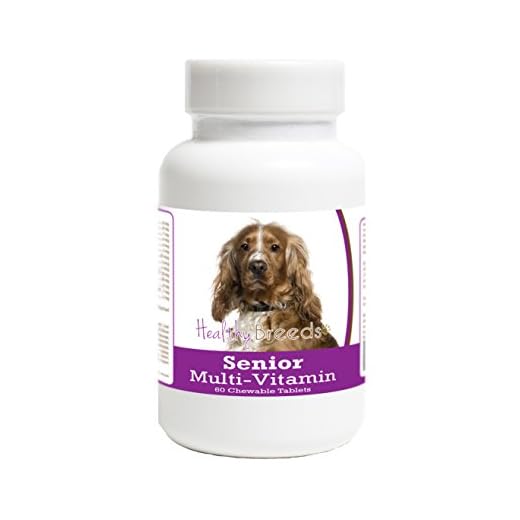 Healthy Breeds English Cocker Spaniel Senior Dog Multivitamin Tablets 60 Count