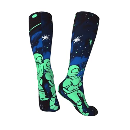Glow in The Dark Socks Gifts Athletic Socks for Men Running Socks Knee High Socks for Women Stockings Socks3