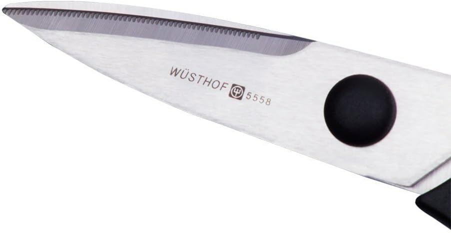 Wusthof WU5558 Kitchen Shears, 8", Black