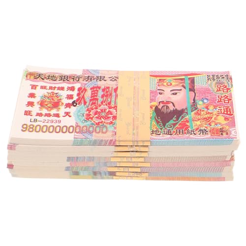 Billetes Tradicionales Chinos WRITWAA de 8 Piezas con Diseño Realista de Doble Cara