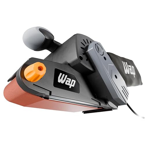 WAP Lixadeira de Cinta WF LC01 com Empunhadura Auxiliar Emborrachada e Motor Escova, 76x120mm 850W 1