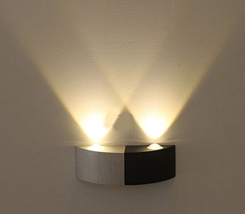 Junsi 4*1W Modern Day/WarmWhite LED Modern Up Down Wall Lamp Sconce Lighting A3325