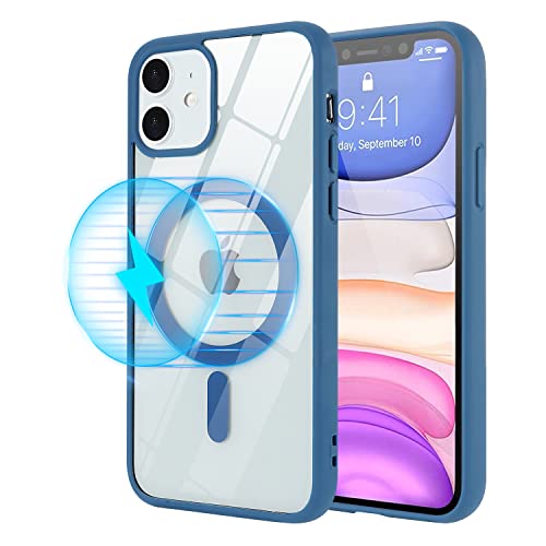 Lipvina iPhone12 Mini/13 Mini P[X MagsafeΉ ČRMILKiNAϏՌX[dΉ X}zP[X 5.4C`Ή()