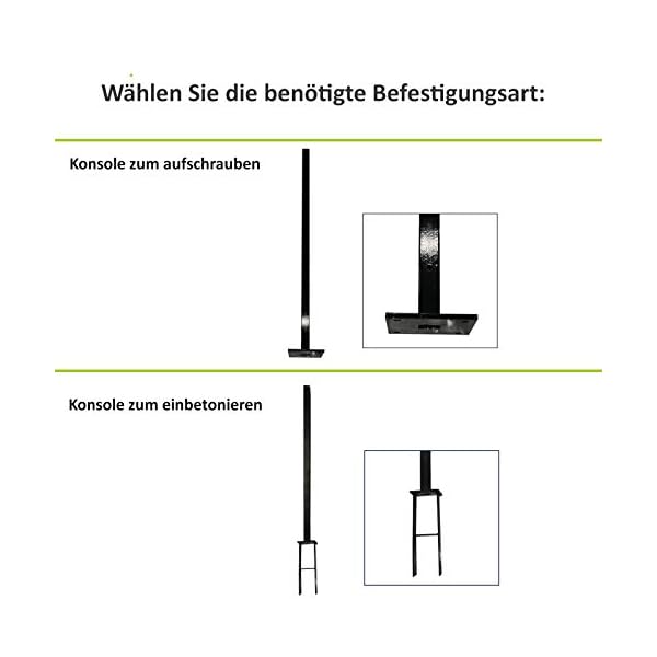 HORI® WPC-Zaun XXL l Sichtschutz-Zaun, Steckzaun, Gartenzaun Komplettset l beidseitig glatt I 2x Quadratisch + 3x… – Bild 5