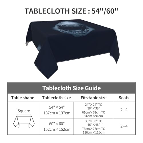 Nappe poisson effrayant imperméable 152cm facile à nettoyer - 3