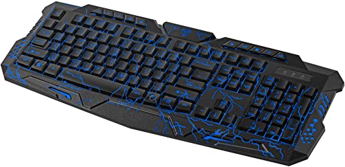 Yenkee YKB 3100 Ambush Clavier de Jeu Lumineux avec Commandes Multimédias