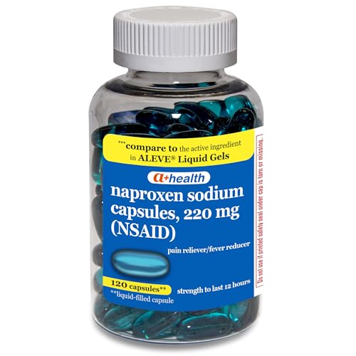 A+Health Naproxen Sodium Pain Reliever & Fever Reducer 220 Mg 120 Count