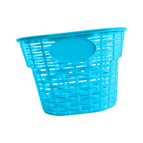Cesta de bicicleta para niños, cesta de viaje para niños pequeños, bolsas de carga para bicicleta, color azul, 27,3 x 20 x 17,2 cm
