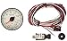 Auto Meter P320128 Gauge, Nitrous Press, 2 1/16", 1600Psi, Stepper Motor With Peak & Warn, White/Black, Spek-Pro
