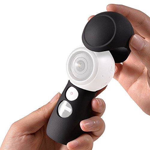 Silicone Protective Skin Set for Samsung Gear 360 2017 Edition Spherical Cam 360 Degree 4K Camera SM-C210 ONLY by HOLACA