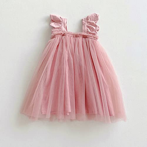 Sgaogew Red Dresses For Little Girl Sleeveless Grapic Paillette Princess Dress Dance Party Prom Birthday Gown #TOP2