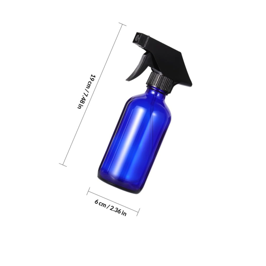 Nachfüllbare Glas Sprühflaschen 4 Stück 250ml, Blau für Reise
