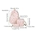 3PCS Coquette Bow Backpack - Cute Kawaii Preppy Backpack for Teen Girls with Lunchbox Back to School Pencil Pouch Girly Aesthetic Daypack College Bookbag Small Makeup Bag(Pink 1)