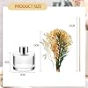 Amazon.com: Rtteri 2 Reed Diffuser Sets Flower Oil Diffuser Sticks with ...