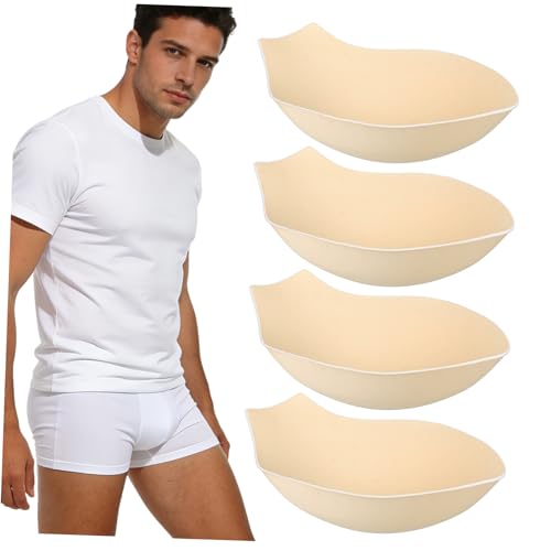 Rembourrage vêtements masculins en mousse pour éviter les frottements lors du sport en lot de 4