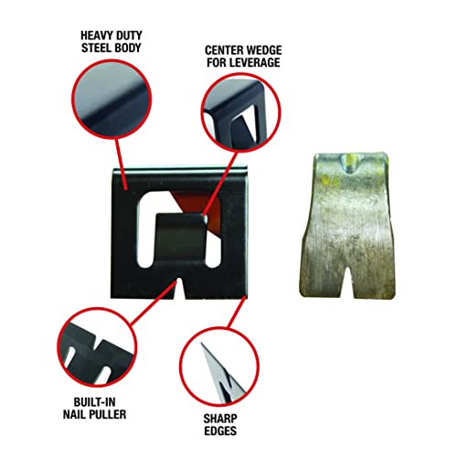 Zenith by Danco Zierleistenabzieher Mini ZN700051, kompaktes und leichtes Werkzeug für einfaches Entfernen von Sockelleisten und Verkleidungen, ultimatives Multitool für Abbruch- und Umbauprojekte