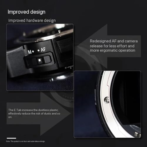Ficha técnica Monster Adapter LA-FE2 Adaptador de enfoque automático para lente Nikon F a cámara Sony E Mount anillo adaptador electrónico anillo adaptador de lente con motor dual integrado nueva generación - Fernando Cortés