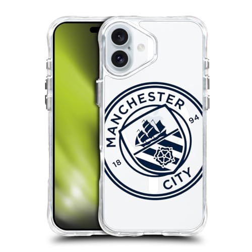 Coque antichoc Manchester City pour iPhone 16 Plus MagSafe premium