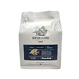 Bintan Island Java Ground Coffee - Single-Origin Coffee - Medium to Dark Roast - Eco Friendly & 100% Recyclable Coffee Bags – 12 oz