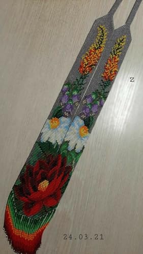 Collier Gerdan ukrainien tissé main en perles haut de gamme - 2