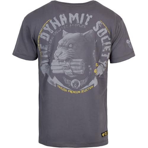 T-shirt Yakuza Premium 3802 pour homme en coton noir