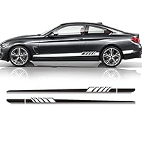 AENQNVK Auto Seitenschweller Aufkleber Für BMW X1 - Vinyl Folie Tuning Design