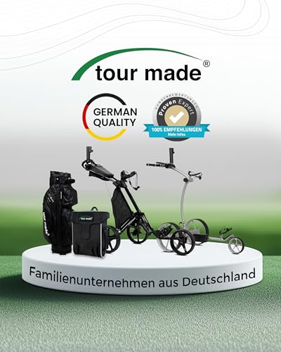 tour-made RT-610S Elektro Golftrolley Schwarz/Silber - 7