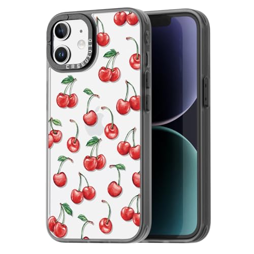 Coque iPhone 11 cerise noire pour des sorties stylées entre amies