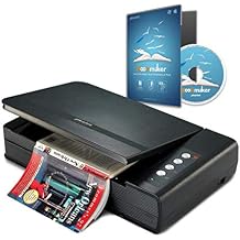 Plustek OpticBook 4900 Scanner with Bookmaker - Simplify scanning and Make Your Paper/Document Digitized & Organized with Software to Archive, Look up and Share Files.