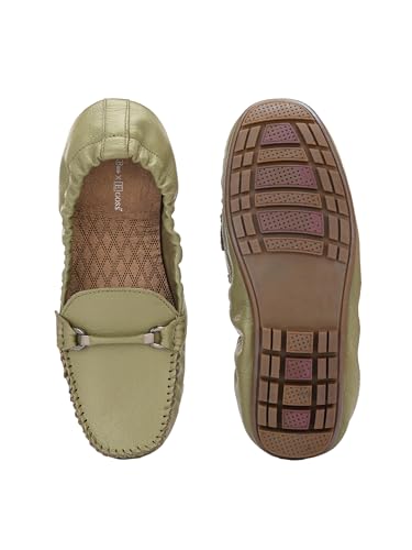 Image of egoss Womens Lg-5 egoss Lady Boss X Premium Genuine Leather Loafer Casual Shoes for Women