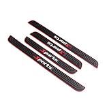 Autoschwellerschutz, 4 Stück, PVC-Weichgummi, Autoschwelleraufkleber, Anti-Kratz-Schutzstreifen, Anti-Schmutz-/Schrammblechabdeckung, Deko-Zubehör