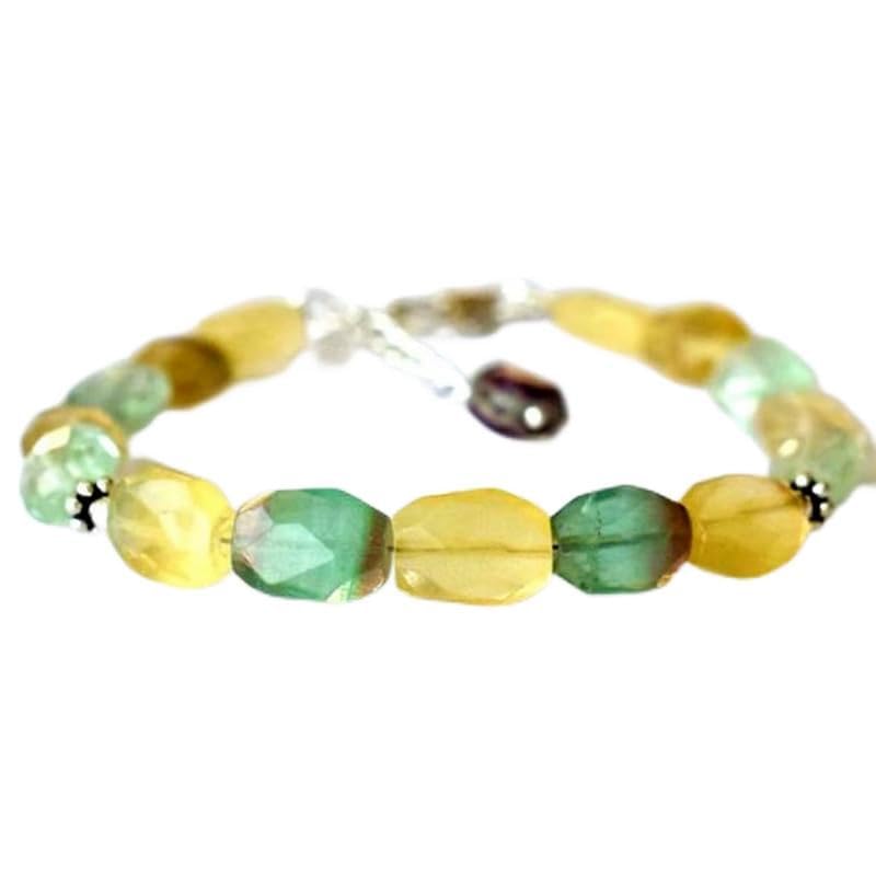 Bracelet multi-fluorite 5x8 mm LKBEADS pour homme et femme