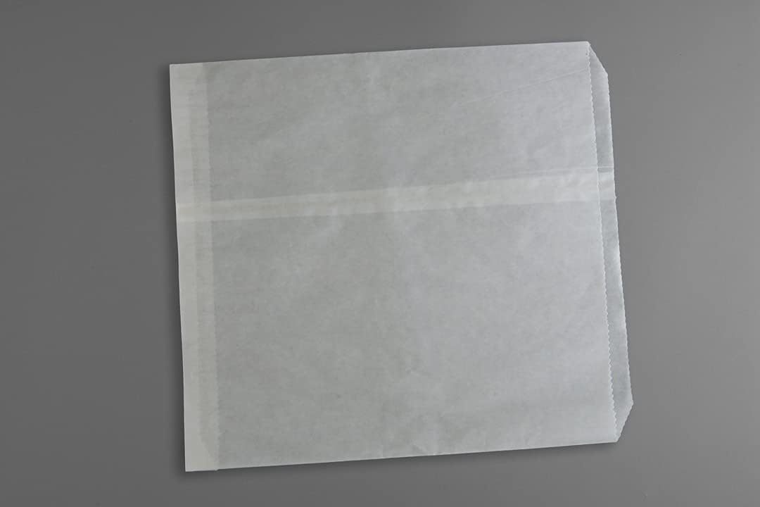 Glassine Bag, 11-1/2 inches x 12 inches, Flat Style - Coffee Cake, Translucent, 1000 Bags, Brown Paper Goods Company Item #127