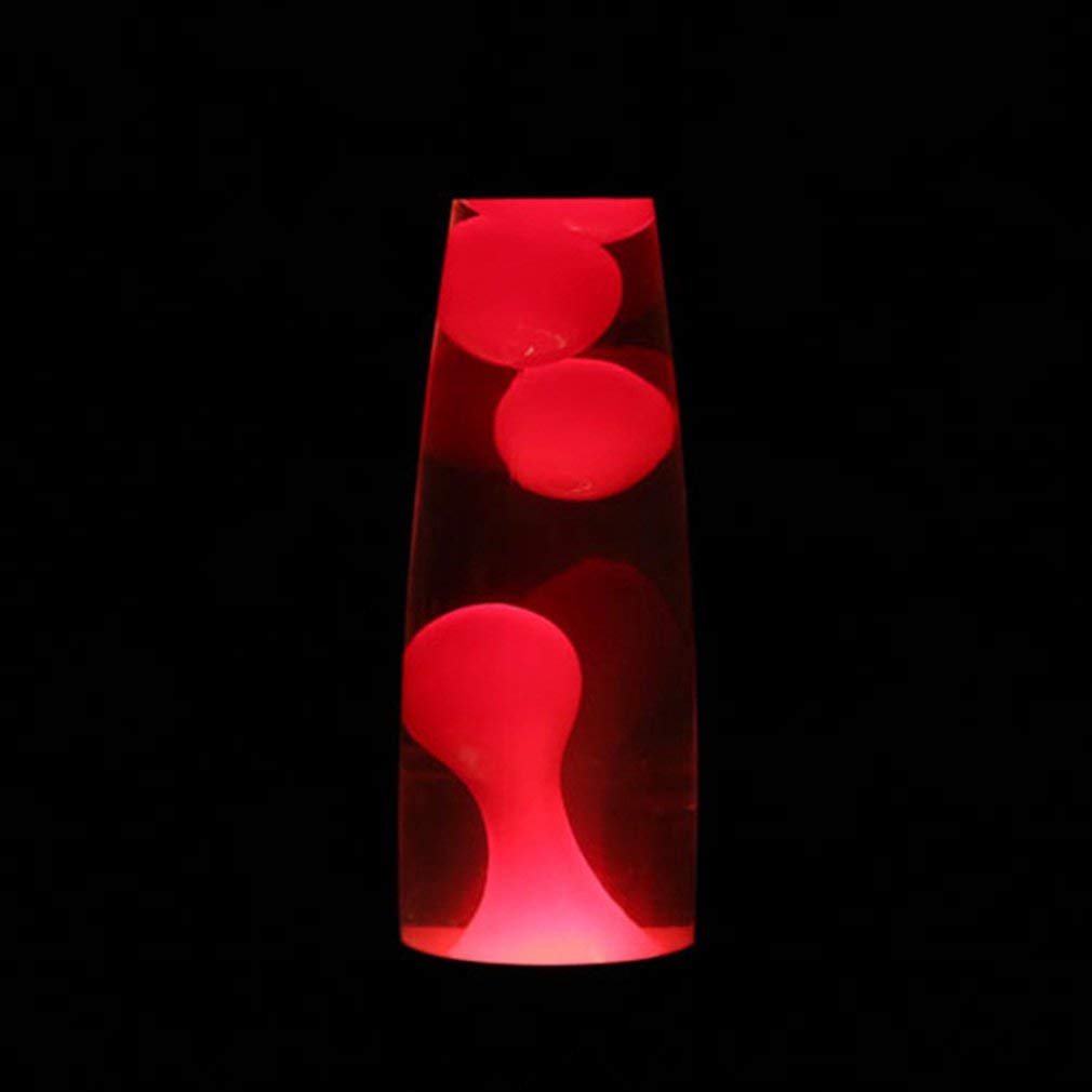 Lampa lava, żarówka, lampa lawowa, magiczna lampa w stylu retro, lampa dekoracyjna, do dekoracji na różne okazje, wtyczka UE (czerwona)