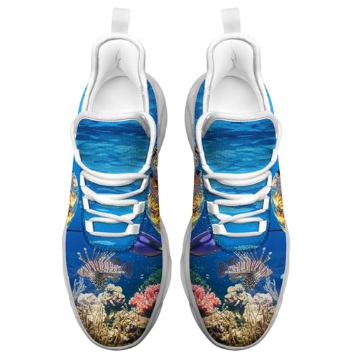 Men's Women's Turtle Shoes Sea Turtle Sneakers Running Walking Tennis Shoes3