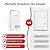 CAMPLUX First F10 Tankless Water Heater with 3-Level Adjustable & Foldable Handle, 2.64GPM, Screw-Free Design, 68,000 BTU Outdoor Portable Propane Water Heater for Camping, LED Digital Display, White