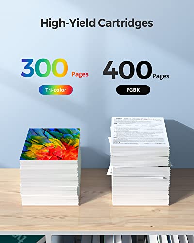 Pg-260 Xl/Cl-261 Xl Pack Remanufactured Replacement For Canon 260Xl And 261Xl Ink Cartridges Work For Pixma Tr7020, Tr7020A, Ts6420, Ts6420A, Ts5320 Printers (1 Black, 1 Color, 2 Pack) #TOP3