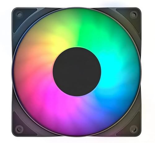 Image of NEXSA 120mm RGB PC Cabinet Cooling Fan for Gaming Computer Case | Generates high volume air circulation streams across internal system components to maintain cool gaming hardware.