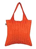 Maße Tasche 50 x 42 cm LOQI LOQI Pleated Charcoal Bag Reise-Henkeltasche, 50 cm, Charcoal/Grau