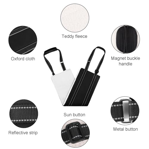 Dog Mobility Sling for Small Dogs Adjustable Lifting Harness With Handle, Back Legs Mobility Aid for Old Injured Dogs Cruciate Ligament Rehabilitation - Image 4