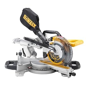 DEWALT DCS365N Accu-afkortzaag, afkort- en verstekzaag, 184 mm zaagbladdiameter, 48 graden hellingsinstelling, XPS-zaaglijnweergave, levering zonder accu en oplader