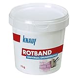 Gebrauchsfertiger Putz-Haftgrund für einen guten Halt von Grund-Putz und Spachtel-Masse, z. B. für Produkte aus der Knauf Rotband-Familie.