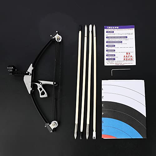 Zshjgjr Archery Mini Bow Set Recurve Bow Hunting Bow Longbow Compound Bow Triangle Bow Catapult Rh/Lh For Hunting Shooting Practice Archery Entertainment Fun (Mini Compound Bow(Type1)) #TOP5