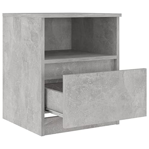 Table d'appoint minimaliste en bois gris pour petit espace