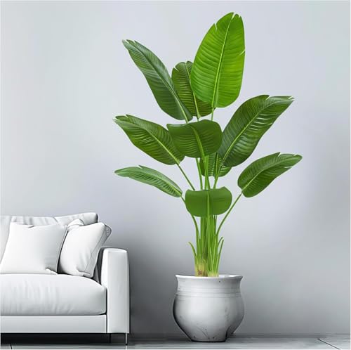 Artificial Birds of Paradise Faux Banana Leaf Plant