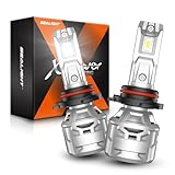 SEALIGHT 30000LM Brightness 9012 led Bulb, 6500K Non-Polarity 9012 Fog Light, 60000Hrs Long Lifespan with 15000RPM Cooling Fan, Plug and Play, IP68 Waterproof, Pack of 2