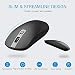 Souris sans fil VicTsing ultra-mince Noir - 2